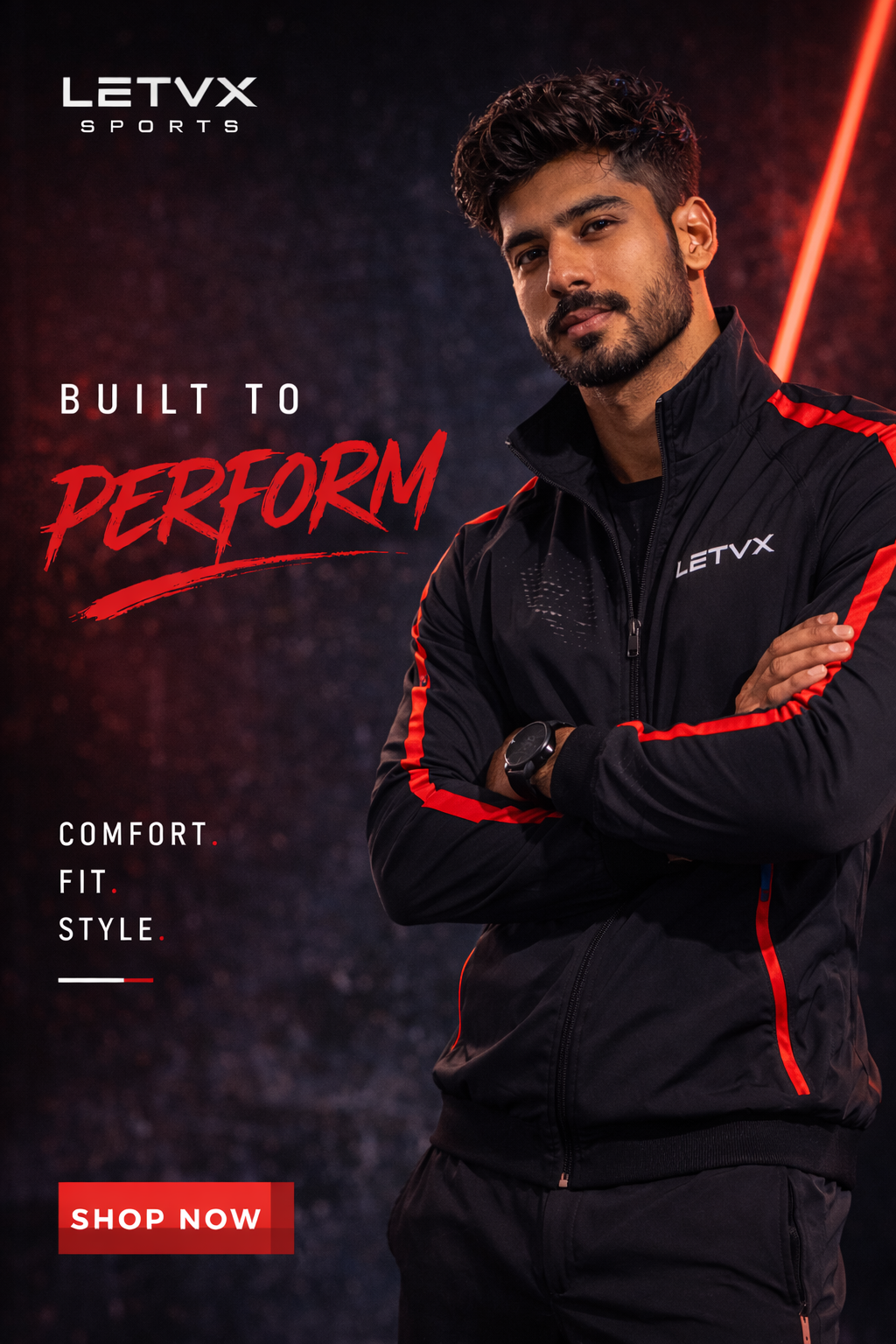 LETVX Men’s Lightweight Performance Sports Jacket
