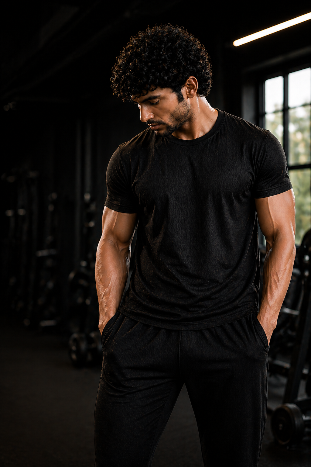 LETVX Men’s Premium Cotton Sports T-Shirt