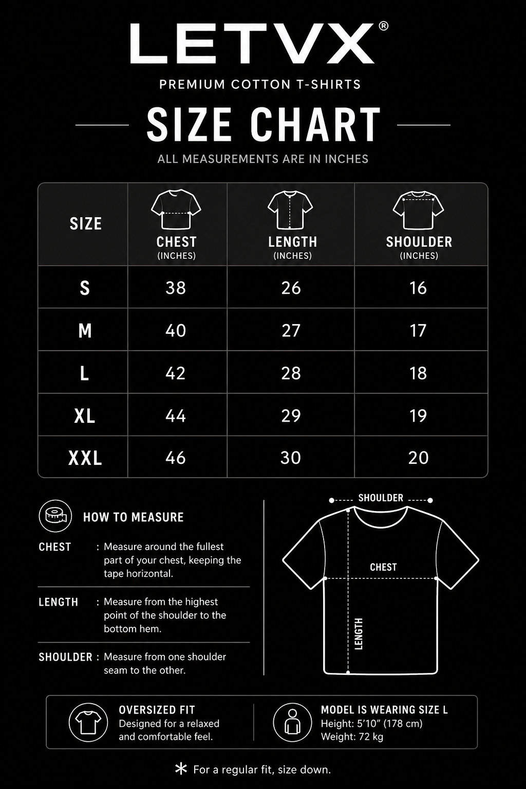 LETVX Men’s Premium Cotton Casual Sports T-Shirt