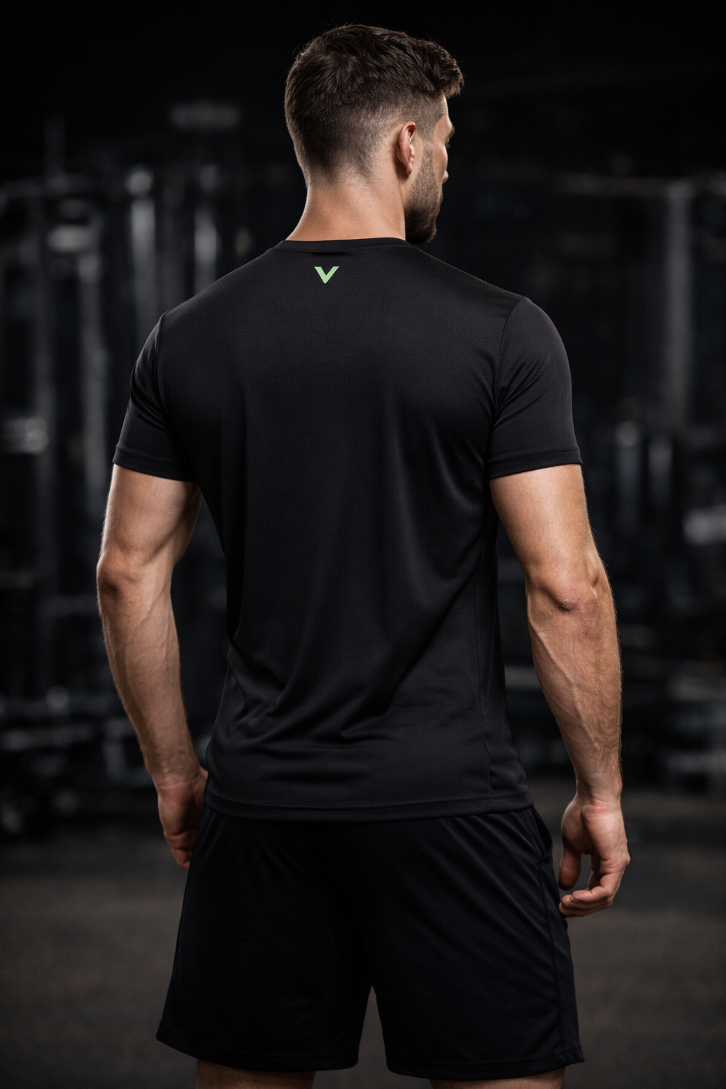 LETVX Stealth Performance T-shirt Black