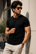 LETVX Men’s Premium Cotton Casual Sports T-Shirt